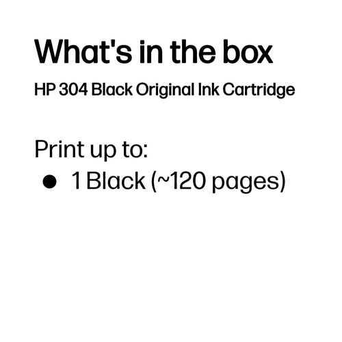 Original HP 304 Black Ink Cartridge - image 3