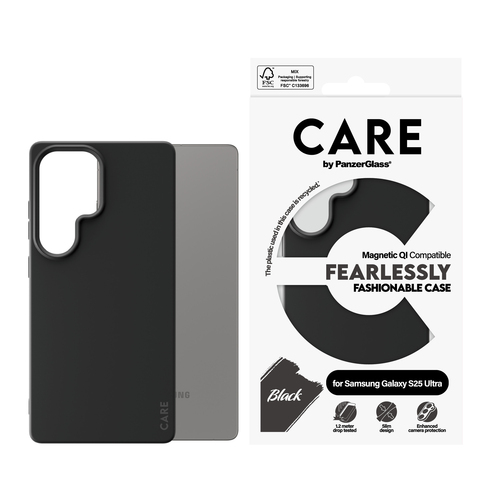 PanzerGlass CARE™ by PanzerGlass® Case Black w. Qi Compatible Samsung Galaxy S25 Ultra – image 2