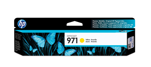 TINTA HP 971 CN624AM AMARILLO OFFICEJET PRO X451dw/X476dw 2 500 PAG  CN624AM - CN624AM