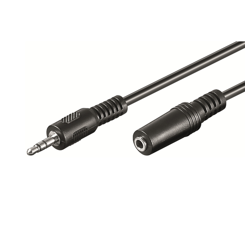 Ewent Cable Audio Estereo 3,5mm/M y 3,5mm/H 3mt