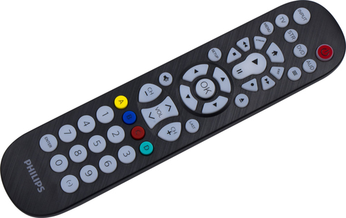 Philips Perfect replacement SRP9348D/27 remote control IR Wireless DTV, DVD/Blu-ray, SAT, TV Press buttons