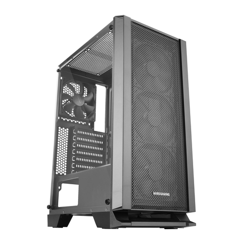 Mars Gaming MC-MASTER ATX PC Case Metal-Mesh Front Panel Tempered Glass Window 4 Ultra-quiet