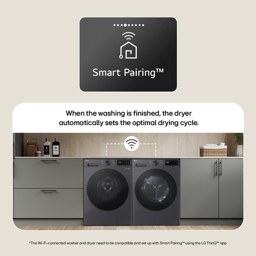 LG RHX5010THB tumble dryer Freestanding Front-load – image 7