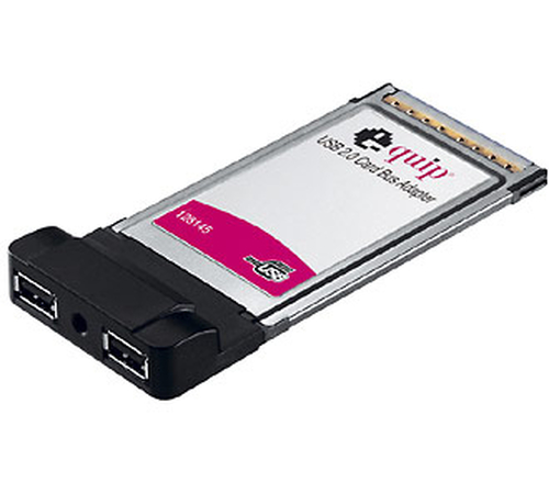 Equip USB 2.0 PCMCIA Adapter, 2 Port