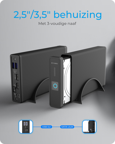 ICY BOX IB-382H-C31 externe behuizing, afbeelding 2
