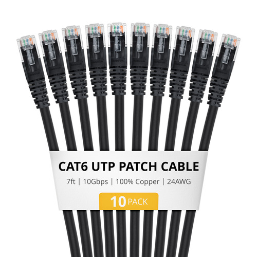 StarTech.com CAT6UTP7FTBK10PK