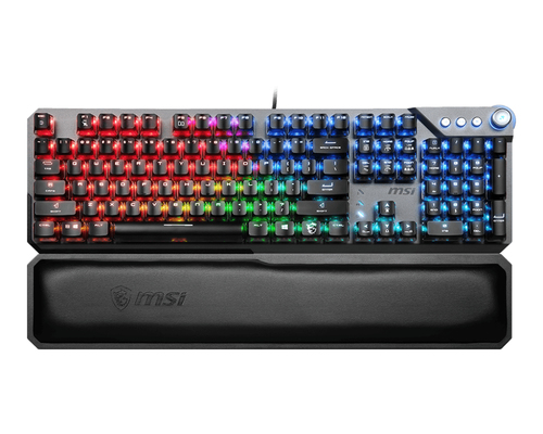 MSI VIGOR GK71 SONIC - RED SWITCHES клавиатура Игровой USB QWERTY Английский Черный