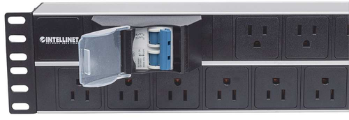 Intellinet Barra multicontactos de 15 salidas para montaje en 2U de rack de 19" - Enchufes Tipo EU (NEMA 5) imagen 4