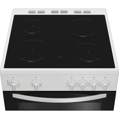 Indesit IDE6VMW 60 cm Electric Ceramic Cooker - White - image 6