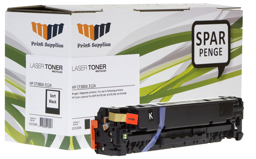 MM Black Laser Toner - HP 312A / CF380A
