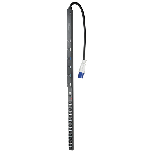 APC Rack PDU, Metered, Zero U, 16.2KW, 208V