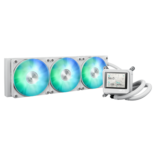 ASUS MAX Gaming LC 360 ARGB LCD White Edition Процессор All-in-one liquid cooler 12 cm Белый