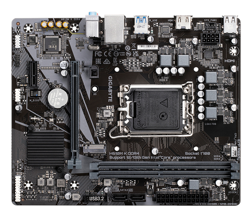 Gigabyte H610M K DDR4 Micro Atx Motherboard - Lga 1700 - image 5
