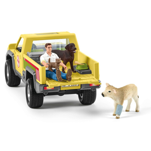 Schleich Farm World - Dierenartsbezoek op de boerderij speelfiguur, afbeelding 6