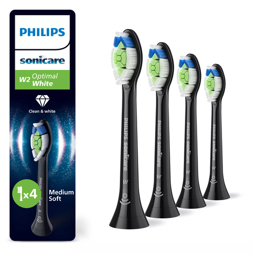 Philips Sonicare Optimal White HX6064/88 Zwart (4 stuks)