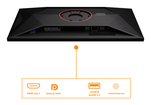Aoc U32G4U 4K Ultra HD 31.5" Fast Ips Dual-Mode Gaming Monitor - Black - image 4