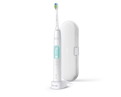 Philips Sonicare HX6837/28 electric toothbrush Adult Sonic toothbrush Mint colour, White
