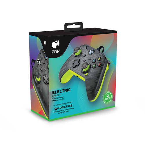 PDP Wired Controller: Electric Carbon - Xbox Series X|S, Xbox One, Xbox, Windows 10/11 – image 7