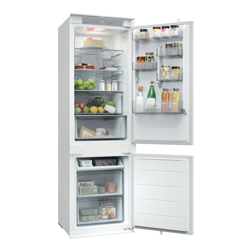 Hoover HONBQT3518EK Integrated Smart 70/30 Fridge Freezer - Sliding Hinge, White - image 3