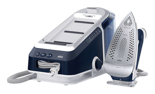 Braun Steam Generator Iron, 8 Bar Carestyle 7 Pro in Blue Blue - image 2