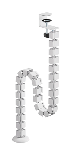 Neomounts ADS06-131WH Organizador vertebral de cables - montaje de abrazadera - universal