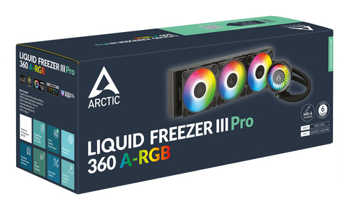 Arctic Liquid Freezer Iii Pro Argb High Performance Black CPU Aio Water Cooler - 360mm - ACFRE00184A - image 6