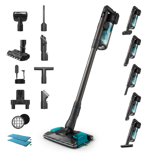 Philips XC8157/01 stick vacuum/electric broom 2-in-1 stick vacuum Battery Dry&wet Bagless
