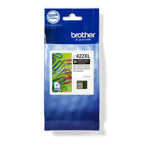 Brother LC422XLBK Inkjet Cartridge High Yield Black LC422XLBK - image 1