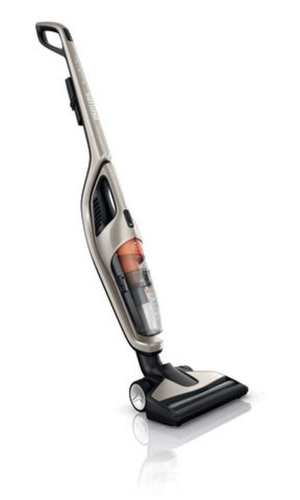Philips PowerPro Duo FC6168/01 stick vacuum/electric broom 2-in-1 stick vacuum Bagless 0.6 L Titanium