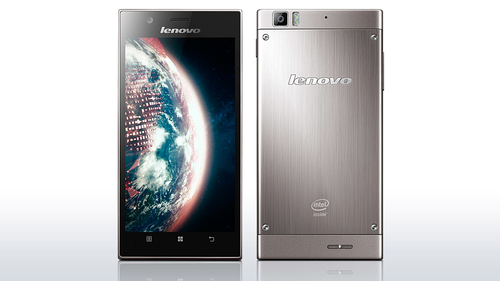 Lenovo K900 14 cm (5.5") Single SIM Android 4.2 3G 16 GB 2500 mAh Grey, Stainless steel
