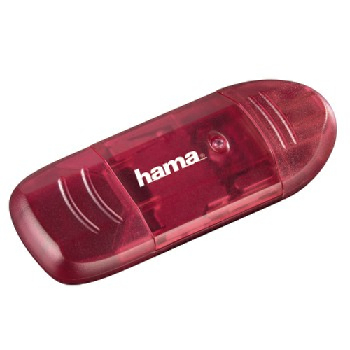 Hama 114729 card reader USB 2.0 Red