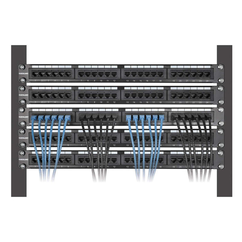 CAT6 U/UTP SLIM NETWORK PATCH CABLE, 1 FT., BLUE, 10-PACK