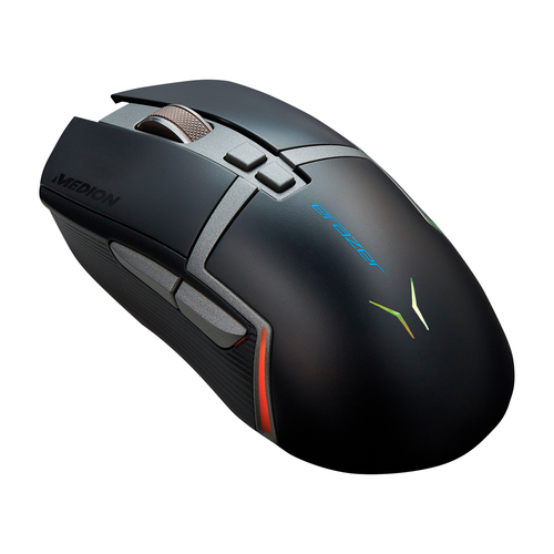MEDION Supporter P13 компьютерная мышь Игровой Для правой руки Беспроводной RF Оптический 16000 DPI