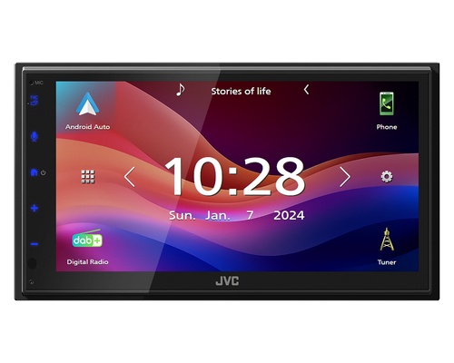 JVC KW-M695DBW Zwart, afbeelding 7