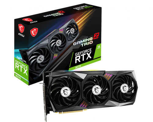 MSI GAMING RTX 3070 Z TRIO видеокарта NVIDIA GeForce RTX 3070 8 GB GDDR6