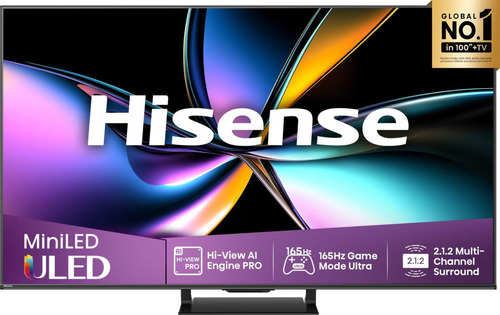Hisense U7Q PRO 75U7Q PRO 190,5 cm (75") 4K Ultra HD Smart TV Wi-Fi Черный 500 cd/m²