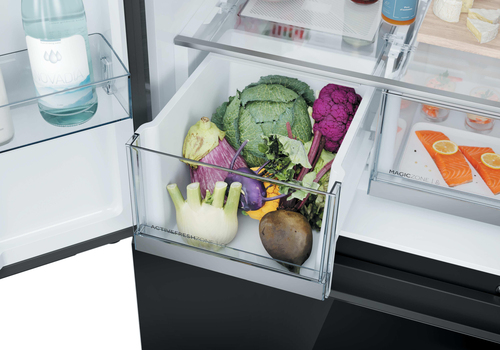 Haier HFKR5718DNGB side-by-side refrigerator Freestanding – image 8