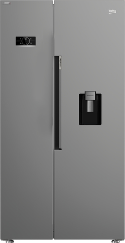 Beko ASD2542VX Freestanding American Style Fridge Freezer with HarvestFreshTM