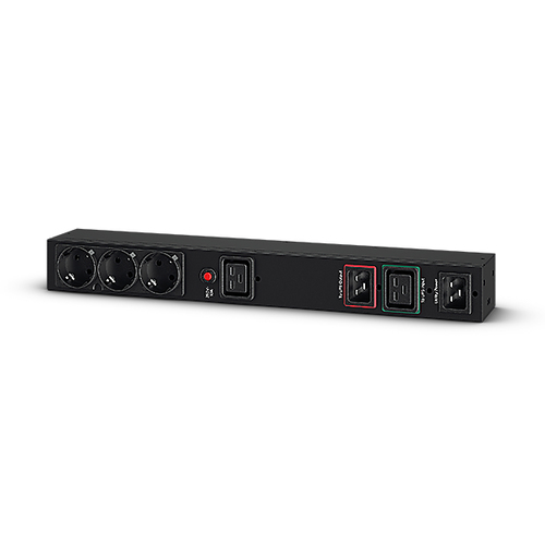CyberPower Maintenance Bypass PDU MBP20HVDE3A Strømfordelingsenhed 4-stik 16A Sort