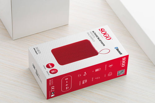 Sogo ALT-SS-8570 portable/party speaker Red – image 4