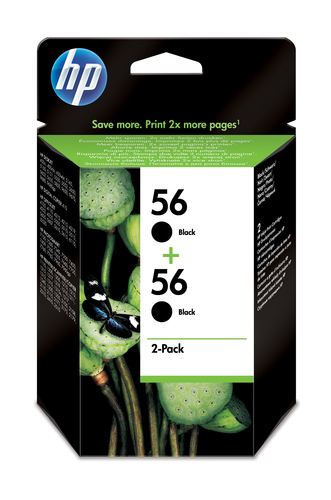 HP 56 Twin – Multipack nero originale