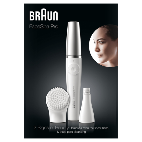 Braun FaceSpa Pro 910 10 tweezers White, Silver – image 2
