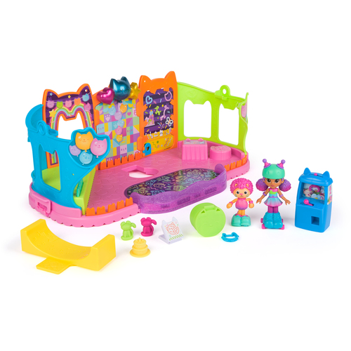 Gabby's Dollhouse , Party Room Playset with Exclusive Toy Figures, Dollhouse Furniture, Accessories & Fidget Play, Kids Toys for Girls and Boys Ages 3+