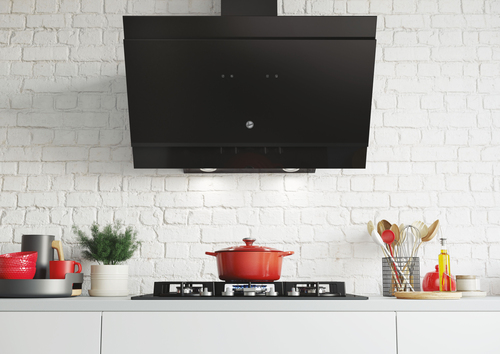 Hoover H-HOOD 300 HDG9DCK3BWIFI Wall-mounted Black 618 m³/h – image 2