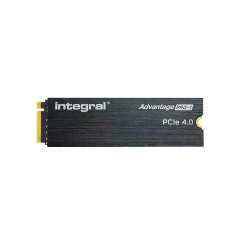 Integral 2TB - 2000GB SSD M.2 2280 NVME 1.4 PCIe Gen4 x4 R-7400MB/s W-6700MB/s IOPS R-850K W-1000K TBW 1000 WITH HEATSINK ADVANTAGE PRO-1