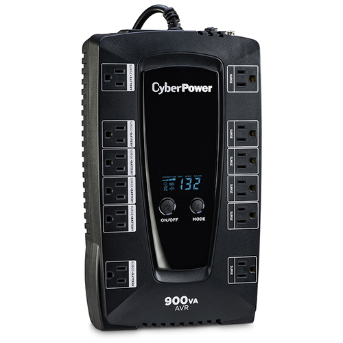 CyberPower AVRG900LCD sistema de alimentación ininterrumpida (UPS) Línea interactiva 0,9 kVA 480 W 12 salidas AC imagen 3