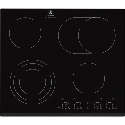 Electrolux EHF96747FK Black Built-in Ceramic hob 4 zone(s)