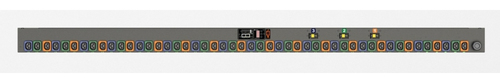 Vertiv Geist MNS3EHW1-48L138-3TL21A0A10-S-A power distribution unit (PDU) 48 AC outlet(s) 0U Black