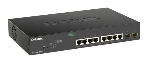 D-Link 10-Port PoE+Gigabit Smart Managed Switc
