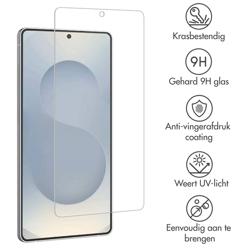 Accezz Gehard Glas Screenprotector voor de Samsung Galaxy S25 Edge, afbeelding 2